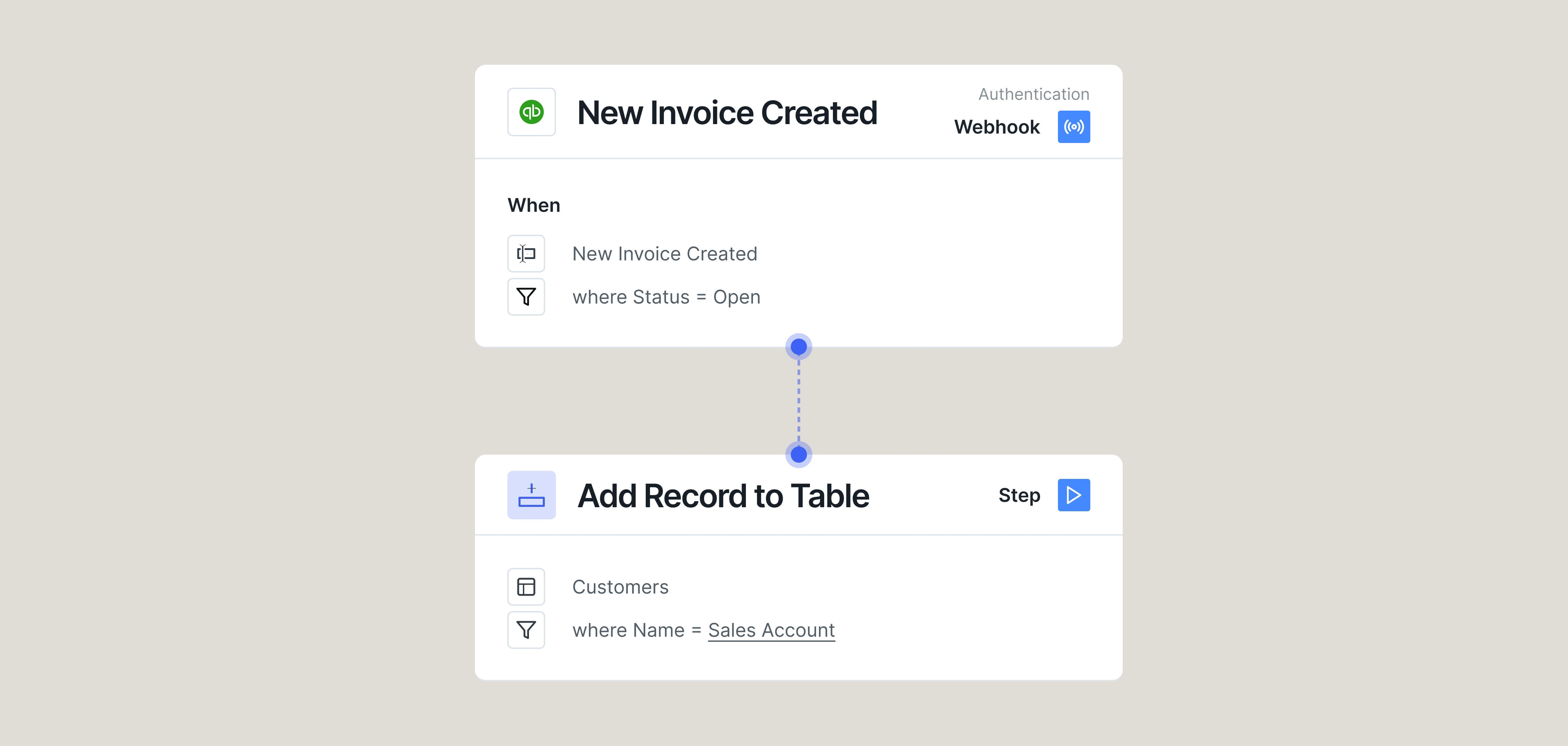 Store Customer info from New Invoice Created