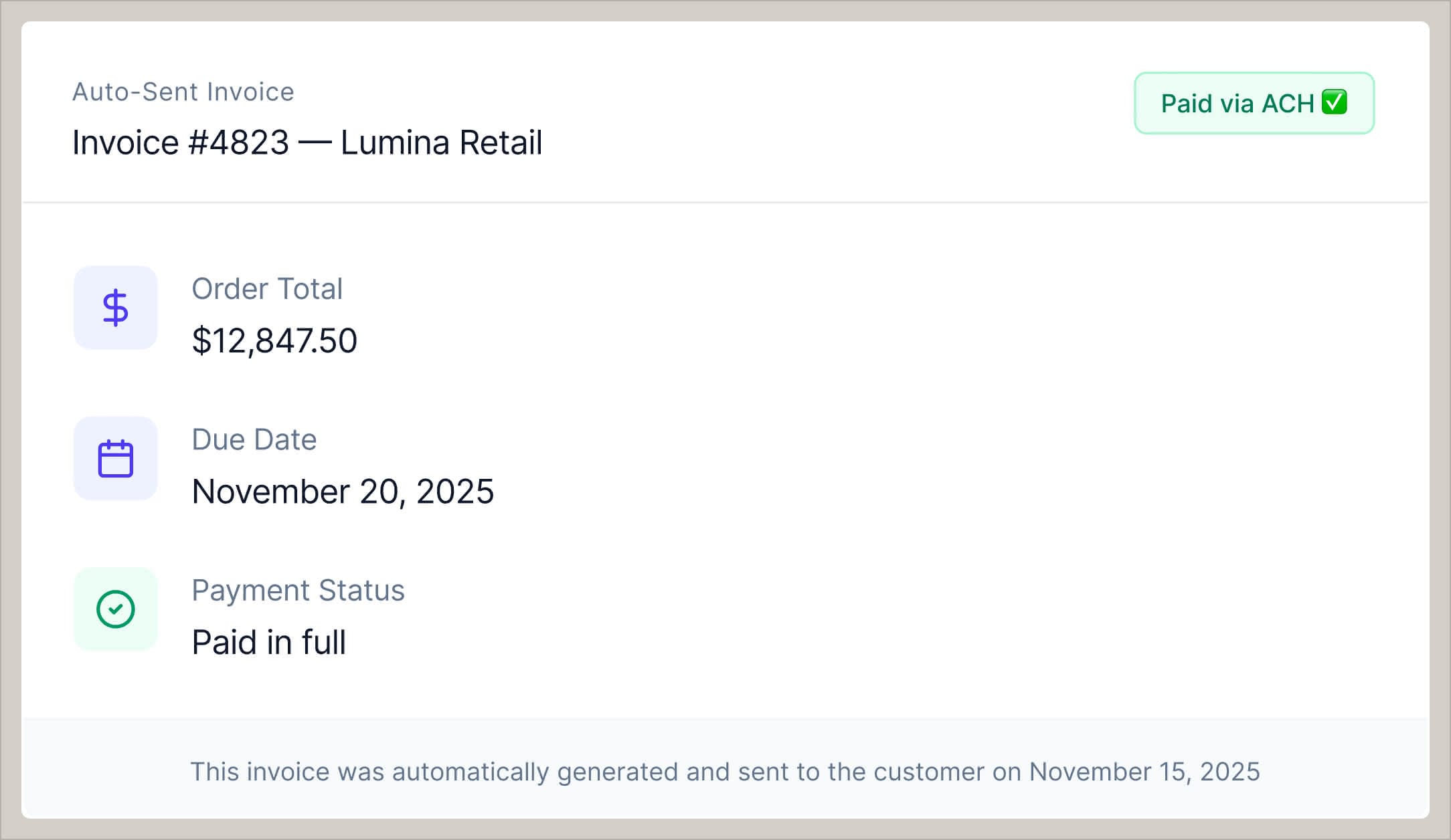 Accelerate cash collection with streamlined invoicing